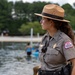 U.S. Army Corps of Engineers Ranger Monitors Swimmers at Corps-Managed Recreation Area