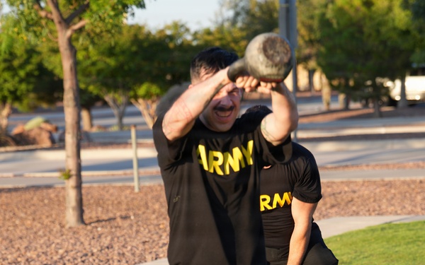 1st Armored Division birthday PT circuit