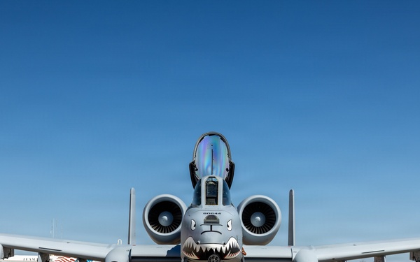 U.S. Air Force A-10C Thunderbolt II receives fuel at Tinker Air Force Base