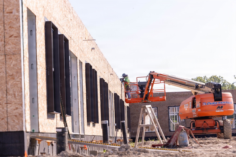 Construction Progresses on New Fort Leavenworth Child Development Center