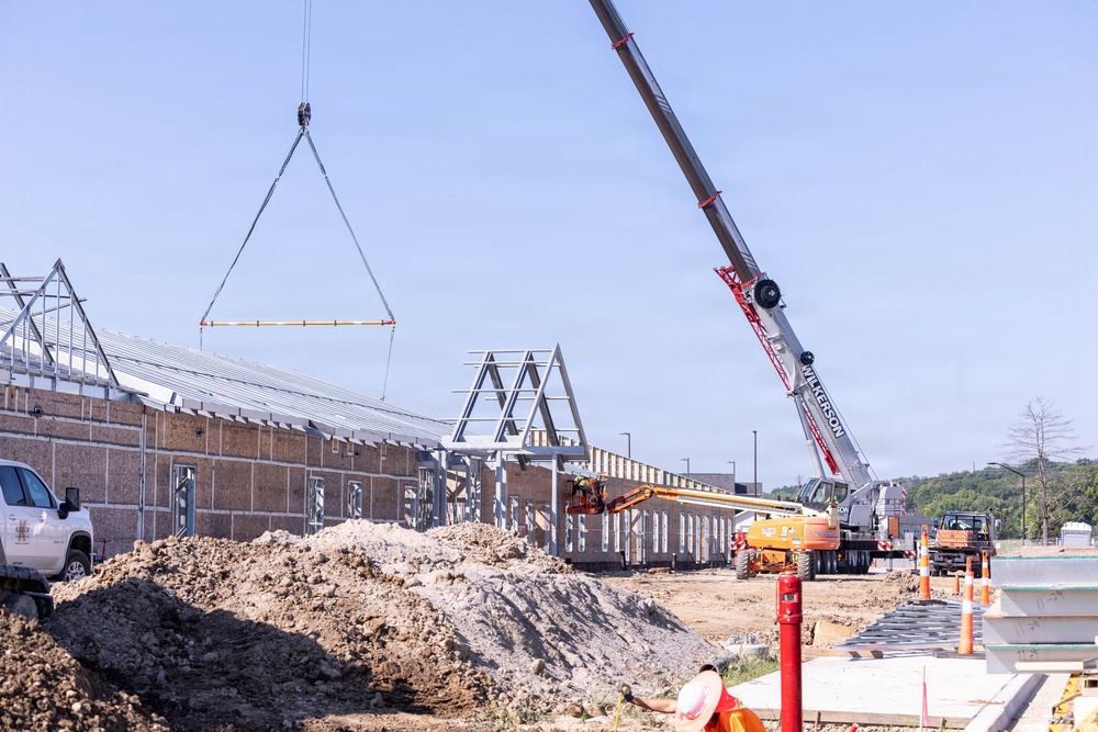 Construction Progresses on New Fort Leavenworth Child Development Center