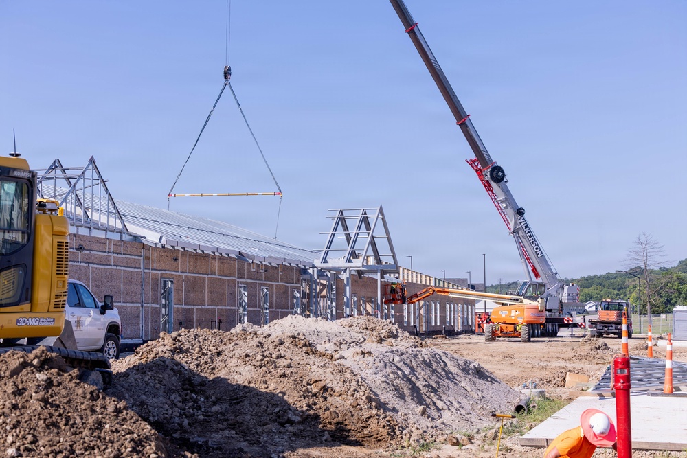 Construction Progresses on New Fort Leavenworth Child Development Center