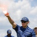 USCG Gunner's Mates train with signaling pyrotechnics