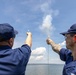 USCG Gunner's Mates train with signaling pyrotechnics