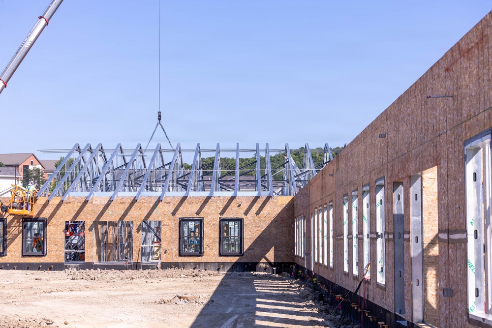 Construction Progresses on New Fort Leavenworth Child Development Center