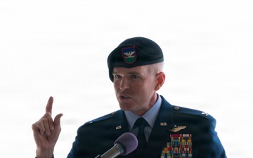 1st Air Support Operations Group change of command ceremony