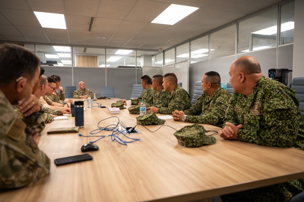 The South Carolina National Guard hosted Colombian Navy