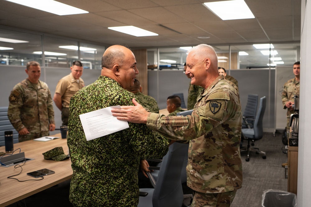 The South Carolina National Guard hosted Colombian Navy