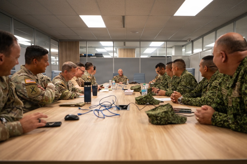 The South Carolina National Guard hosted Colombian Navy