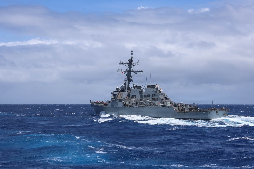 USS Decatur conducts routine operations during RIMPAC 26