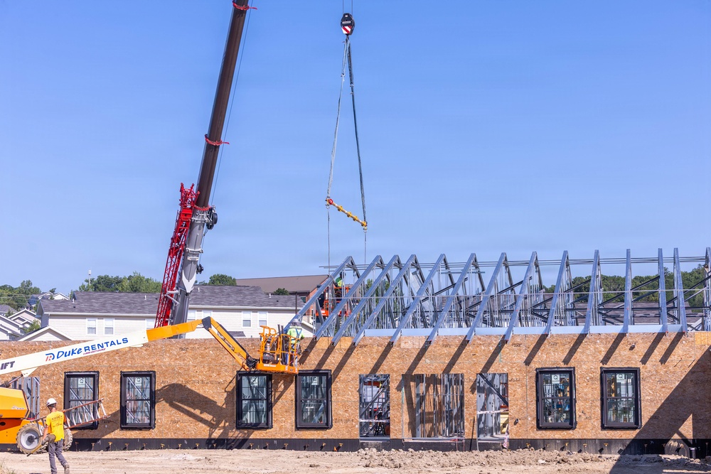 Construction Progresses on New Fort Leavenworth Child Development Center