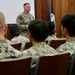 Rear Adm. T.J. Zerr speaks to Midshipmen