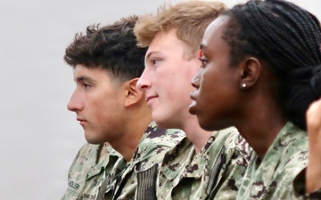 Rear Adm. T.J. Zerr Speaks to Midshipmen