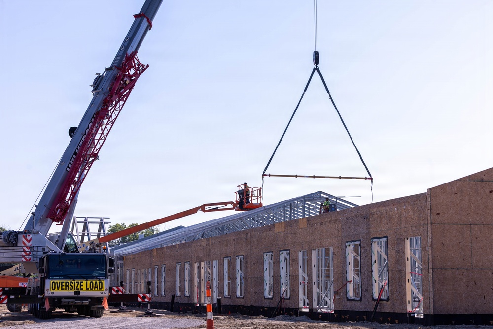 Construction Progresses on New Fort Leavenworth Child Development Center