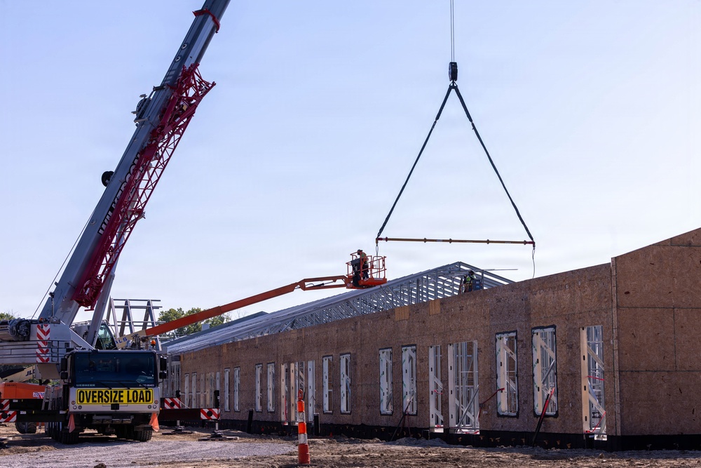 Construction Progresses on New Fort Leavenworth Child Development Center