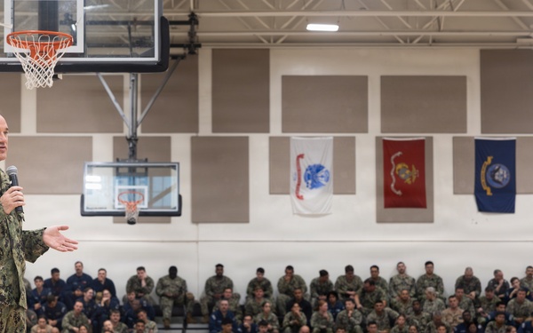CNP Holds All Hands Call at NS Mayport
