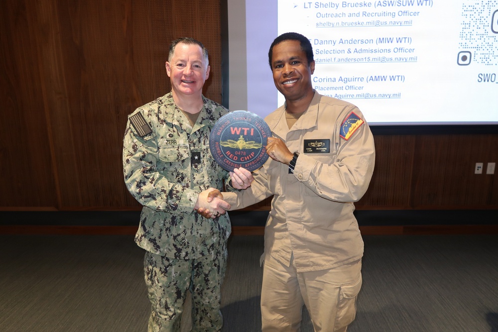 Rear Adm. T.J. Zerr visits Mariner Skills Training Center-Atlantic