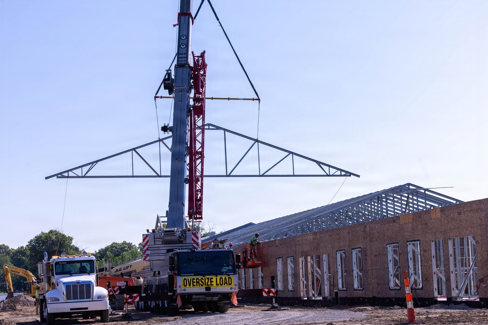 Construction Progresses on New Fort Leavenworth Child Development Center