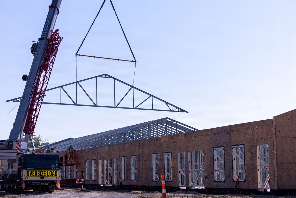 Construction Progresses on New Fort Leavenworth Child Development Center