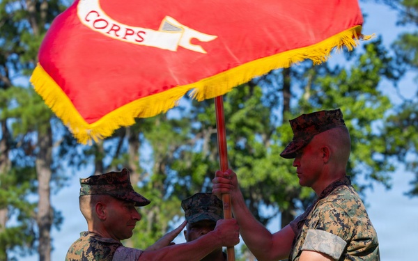 Marine Corps Combat Service Support Schools Change of Command