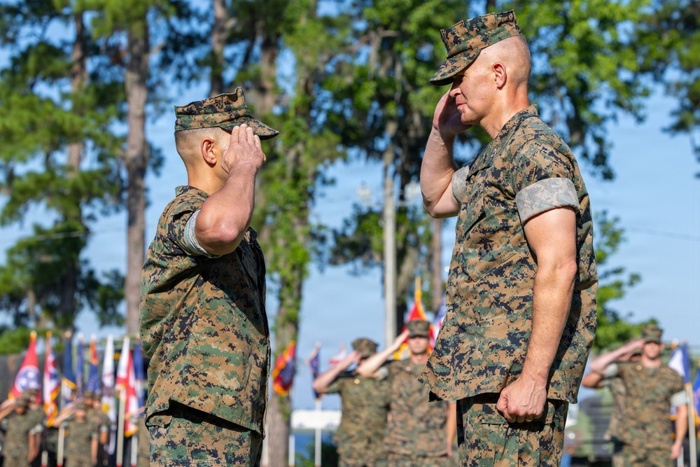 Marine Corps Combat Service Support Schools Change of Command