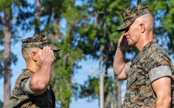 Marine Corps Combat Service Support Schools Change of Command