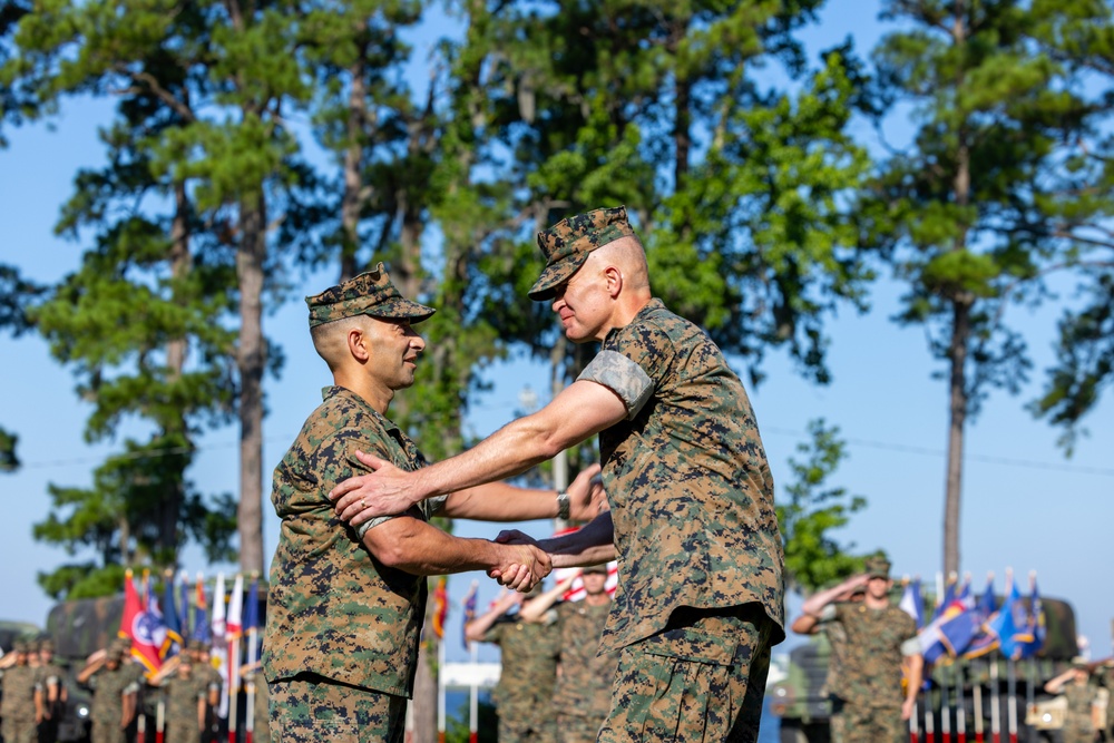 Marine Corps Combat Service Support Schools Change of Command