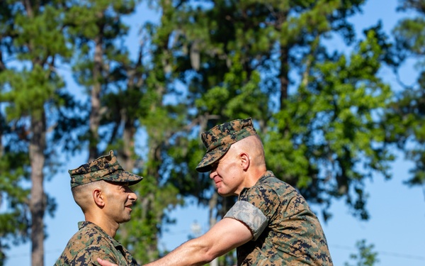 Marine Corps Combat Service Support Schools Change of Command