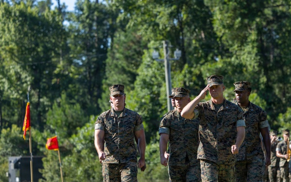 Marine Corps Combat Service Support Schools Change of Command