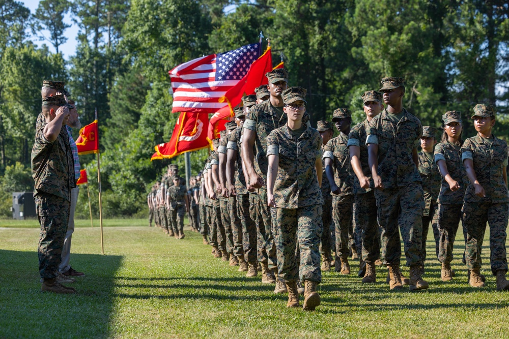 Marine Corps Combat Service Support Schools Change of Command