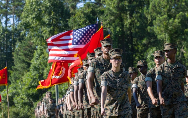 Marine Corps Combat Service Support Schools Change of Command