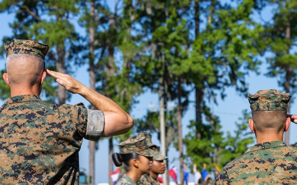 Marine Corps Combat Service Support Schools Change of Command
