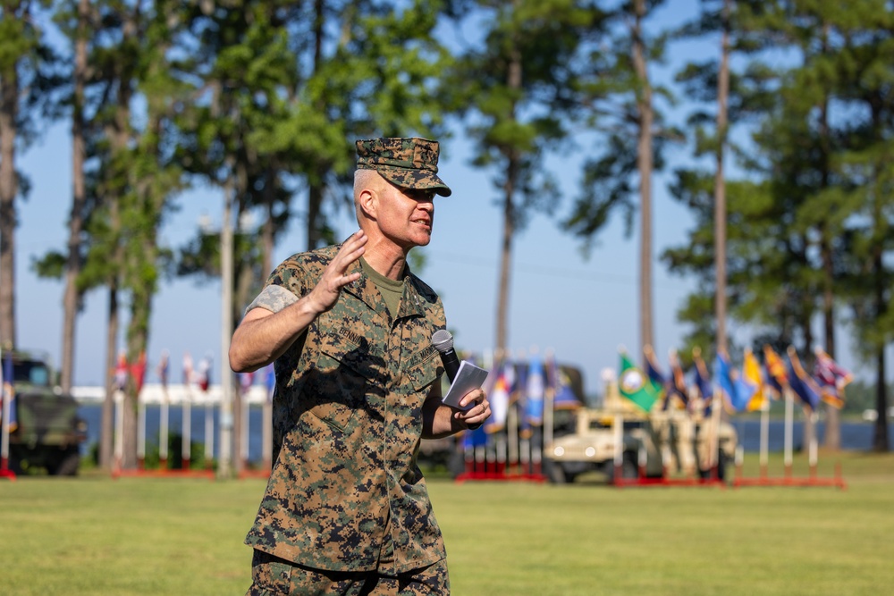 Marine Corps Combat Service Support Schools Change of Command