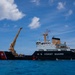 Partner nations participate in a buoy restoration project during RIMPAC 26