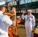 USS Arlington (LPD 24) Sailors reenlist on USS Constitution