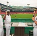USS Arlington (LPD 24) Sailors promote at Fenway Park