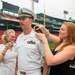 USS Arlington (LPD 24) Sailors promote at Fenway Park