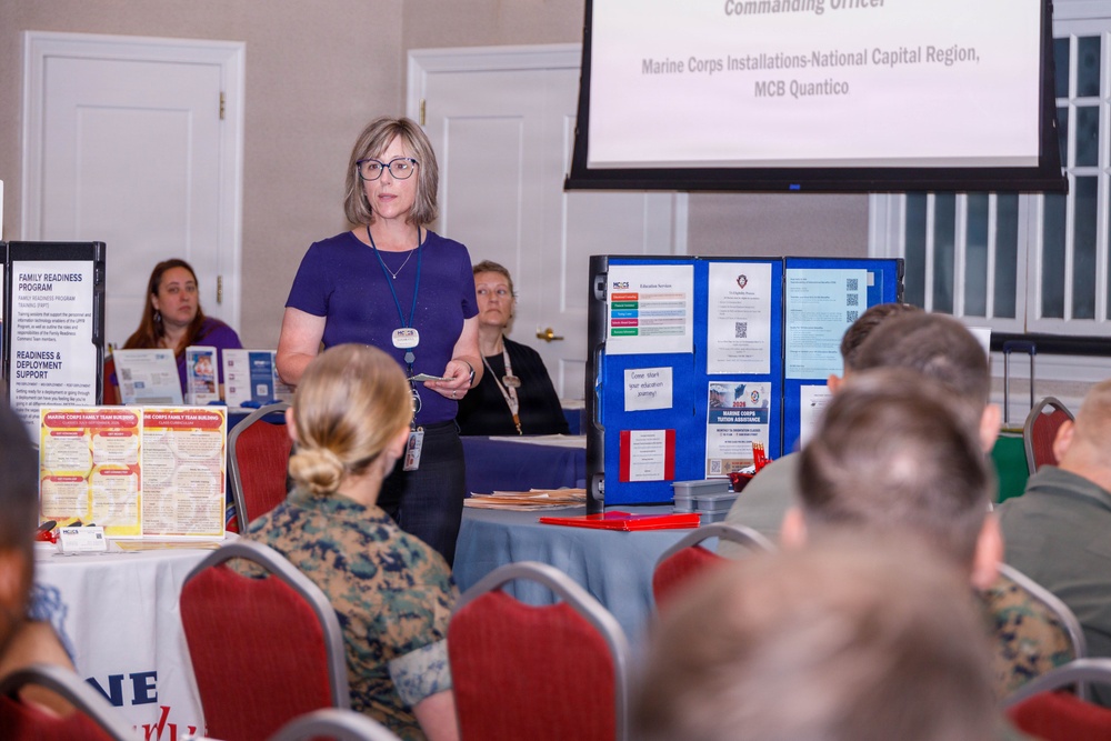 Marine Corps Base Quantico hosts Welcome Aboard Brief