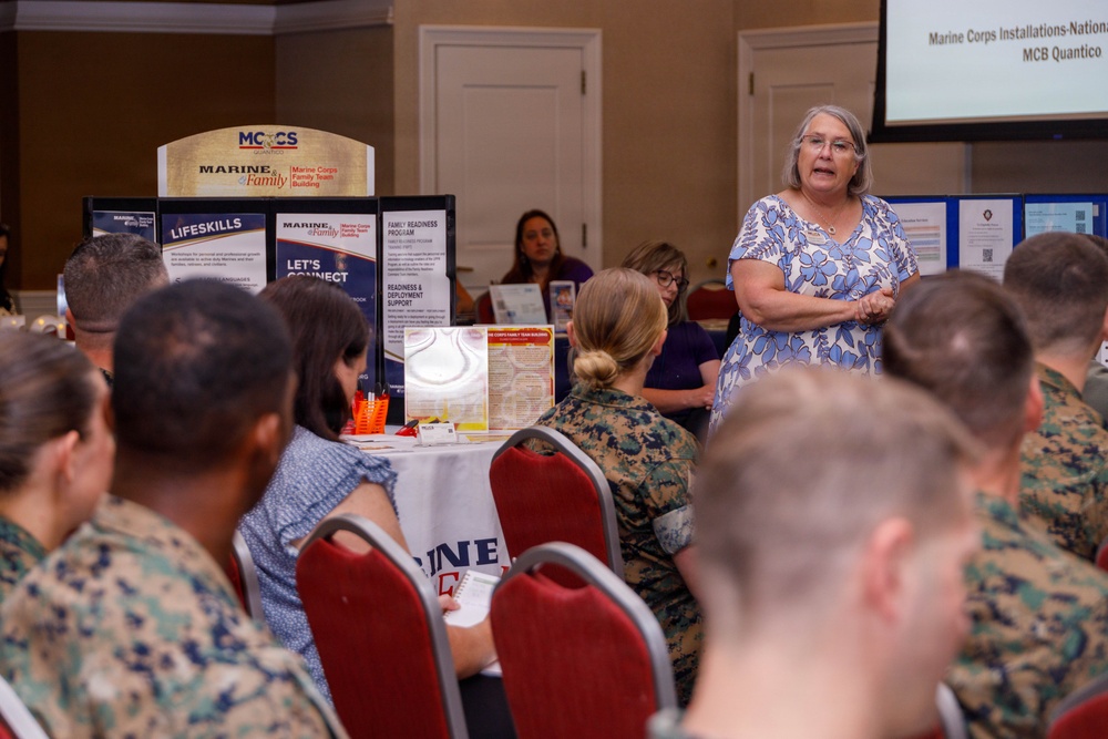 Marine Corps Base Quantico hosts Welcome Aboard Brief