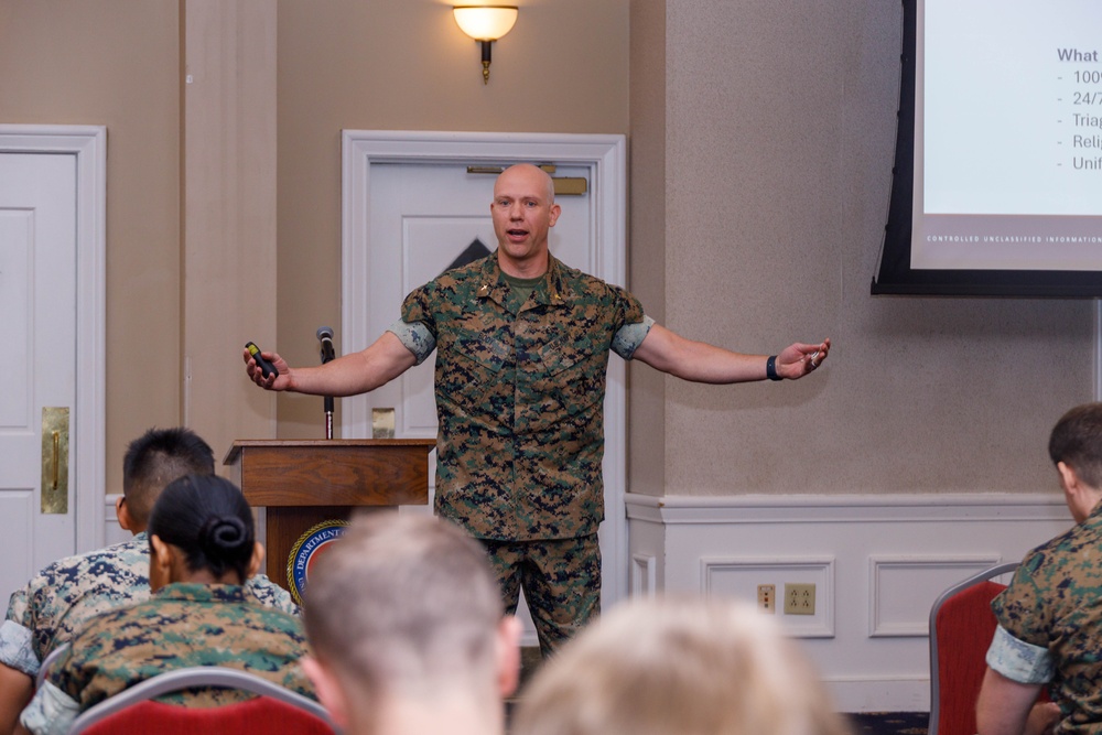 Marine Corps Base Quantico hosts Welcome Aboard Brief
