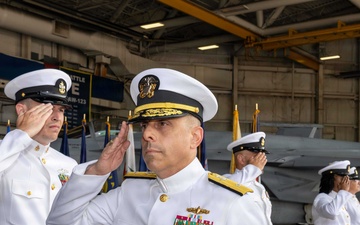 Carrier Strike Group 8 Holds Change of Command