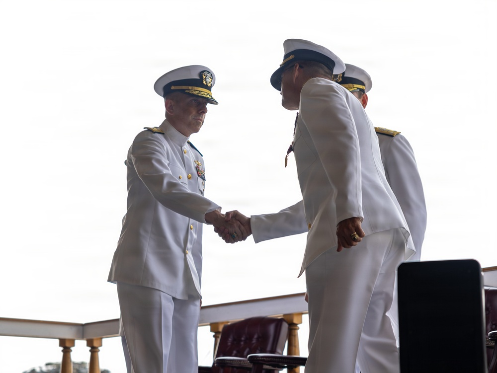 Carrier Strike Group 8 Holds Change of Command