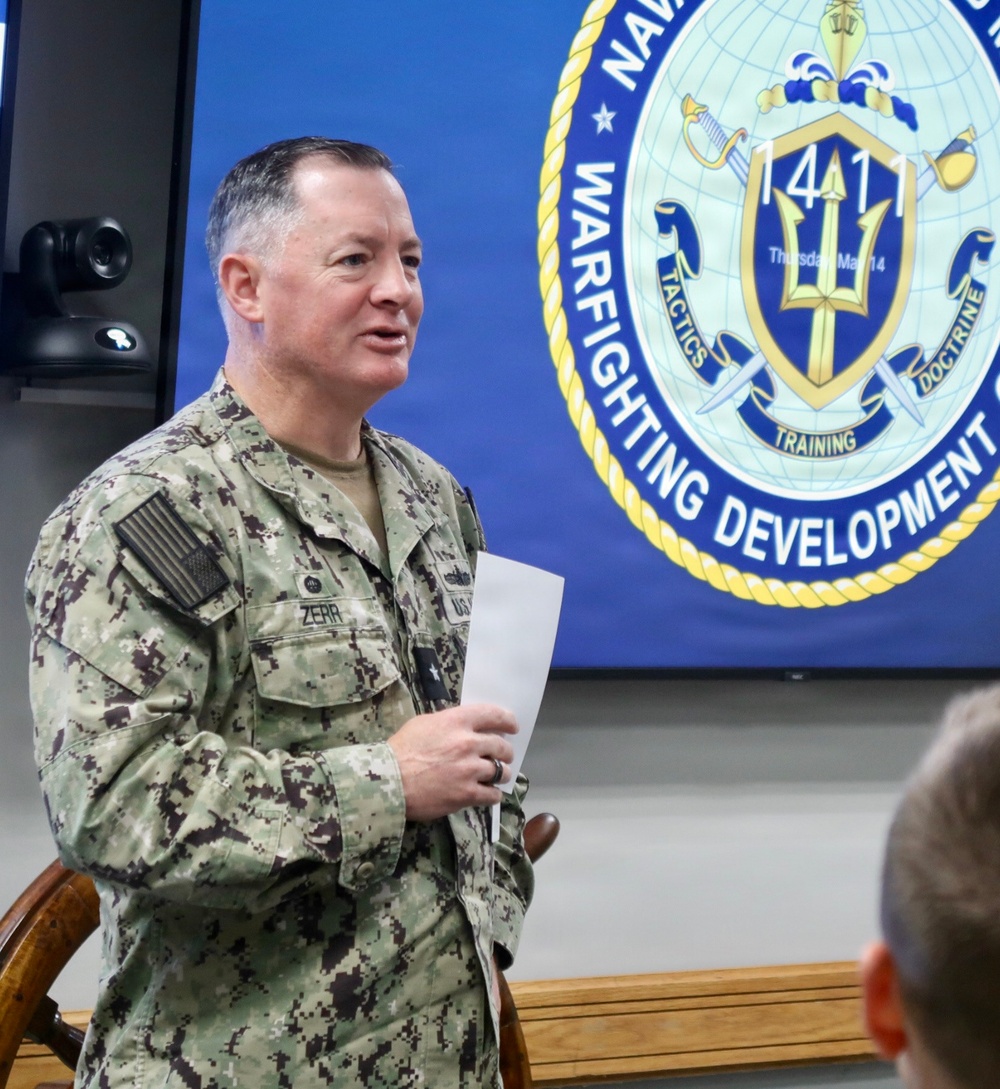 Rear Adm. Zerr visits SMWDC Fleet Training Atlantic Division