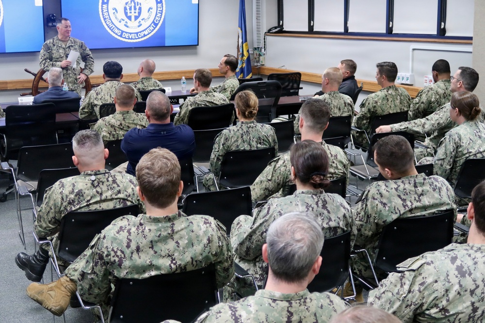 Rear Adm. Zerr visits SMWDC Fleet Training Atlantic Division