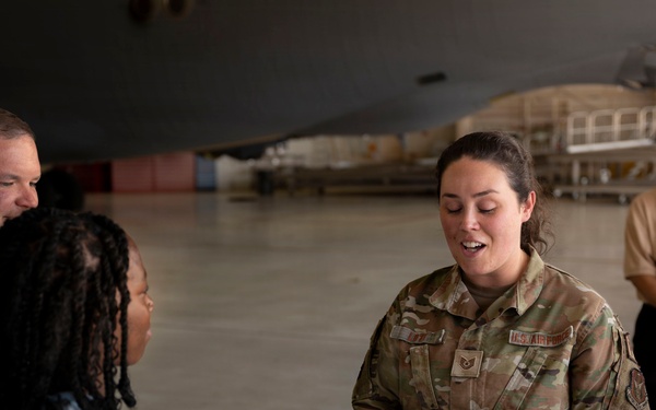 Tuskegee Airmen Aerospace Camp participates in 507th ARW static tour