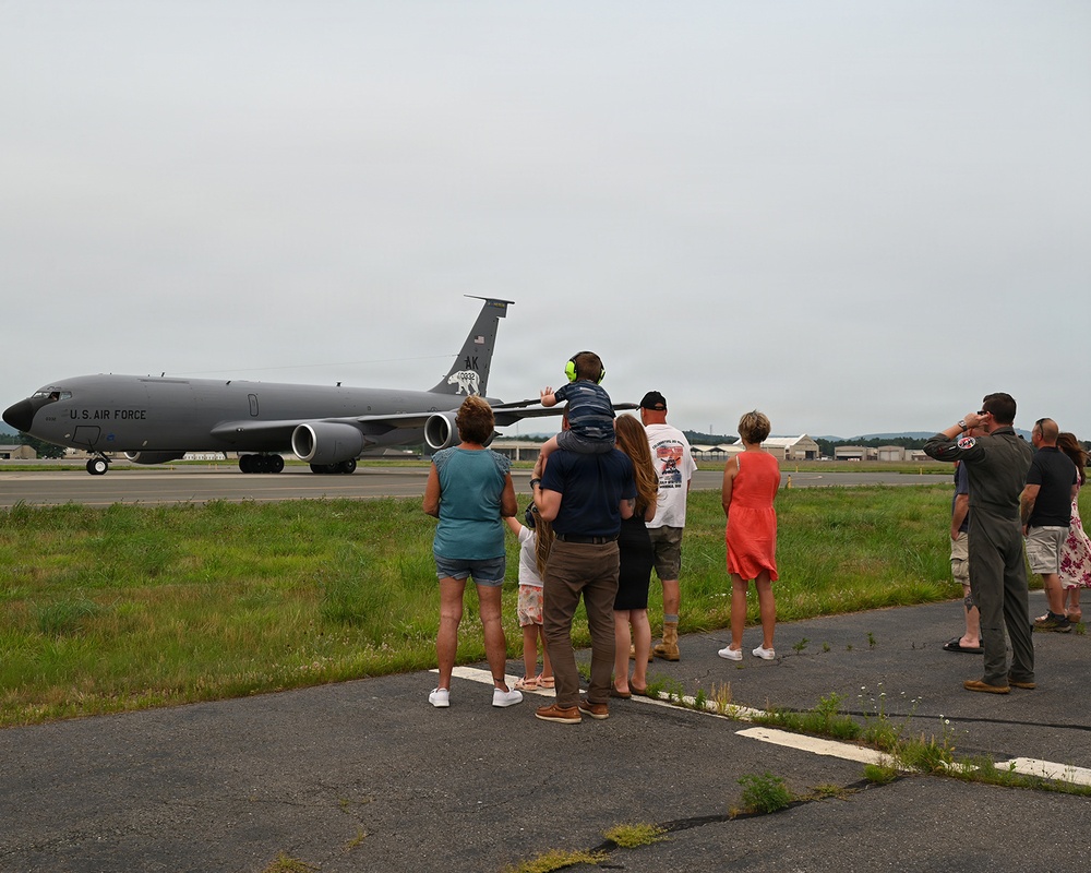 104th Fighter Wing Celebrates Flight Surgeon's Fifteen Years of Service with Fini Flight