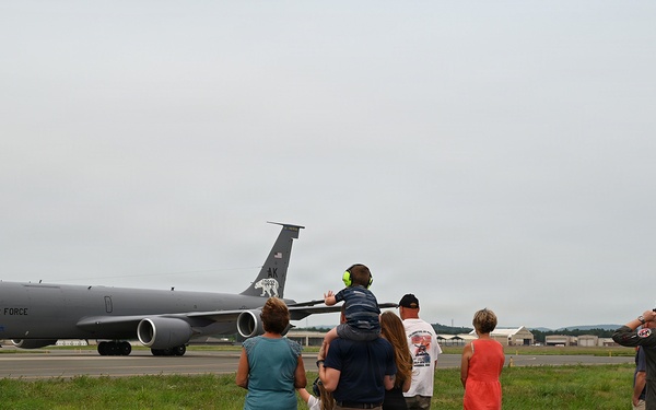 104th Fighter Wing Celebrates Flight Surgeon's Fifteen Years of Service with Fini Flight