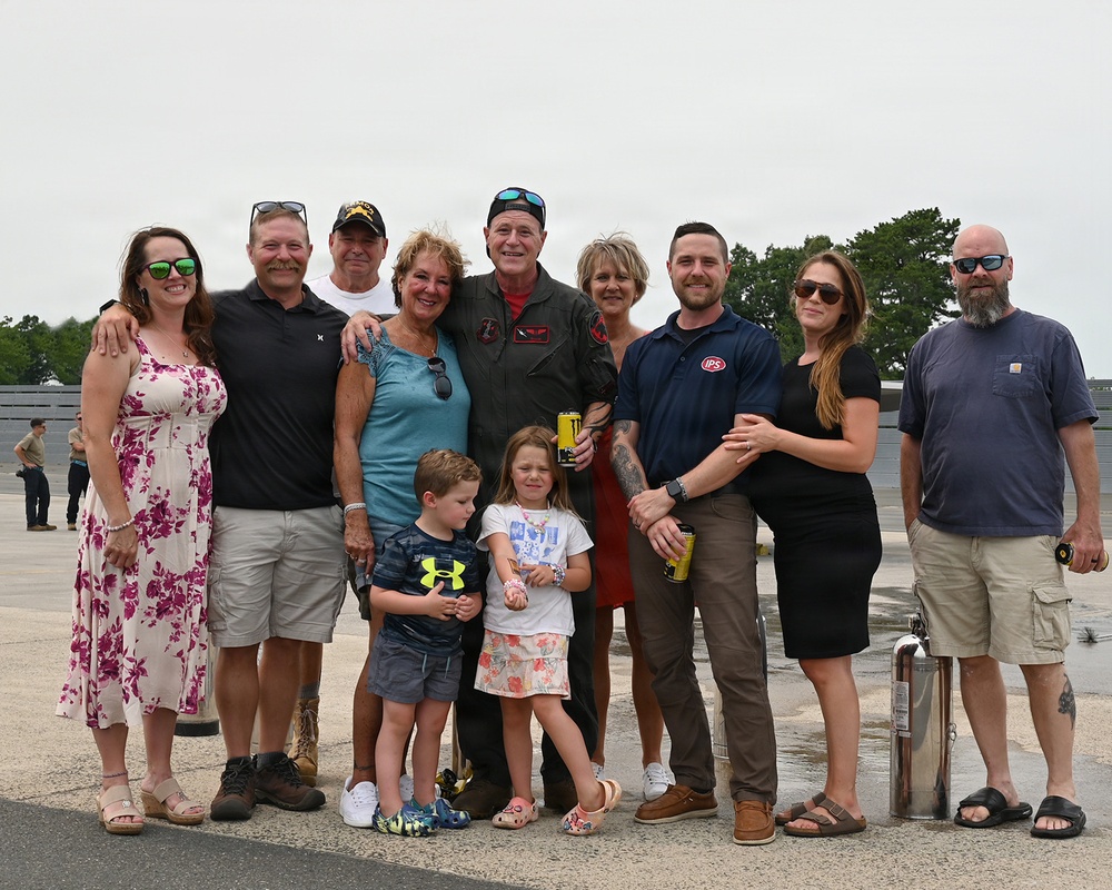 104th Fighter Wing Celebrates Flight Surgeon's Fifteen Years of Service with Fini Flight