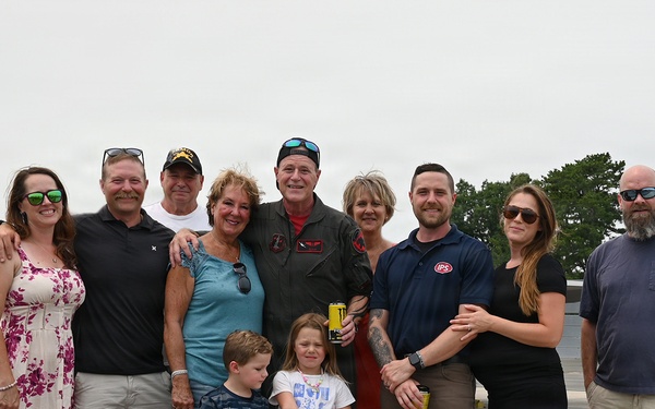 104th Fighter Wing Celebrates Flight Surgeon's Fifteen Years of Service with Fini Flight