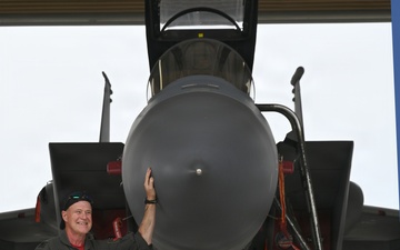104th Fighter Wing Celebrates Flight Surgeon's Fifteen Years of Service with Fini Flight